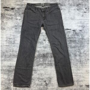 Vans Mens Straight Leg Denim Jeans Gray 32x32 Skater Streetwear 100% Cotton